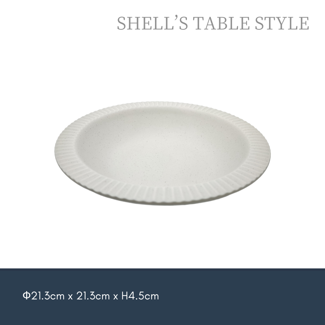 Đĩa đựng súp 8,5 inch, màu trắng