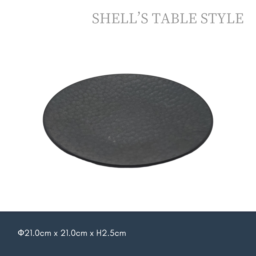 Đĩa tròn búa 8 inch, màu đen mờ