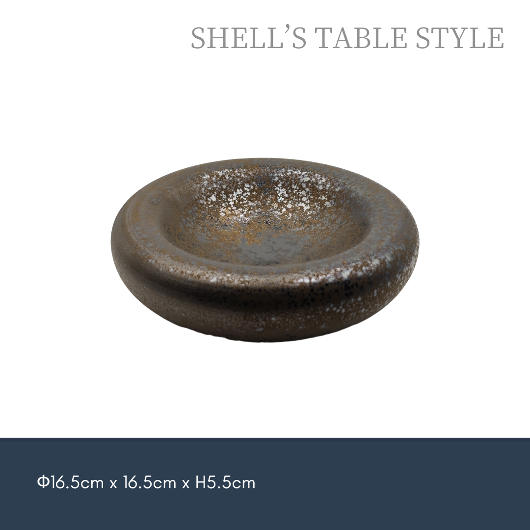 Tấm Crater 16cm - Sắt gỉ