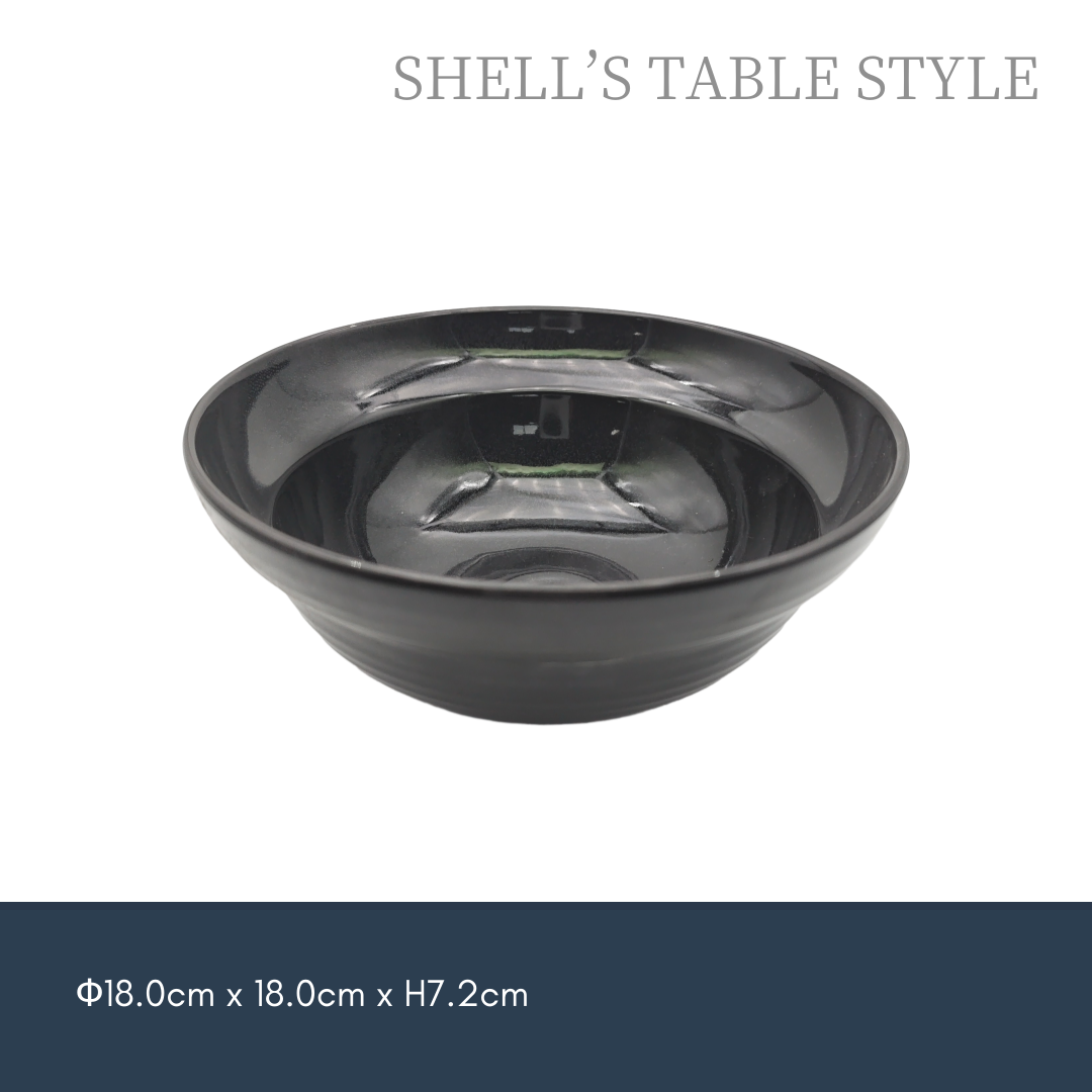 Bát lớn 7,0 inch, màu đen