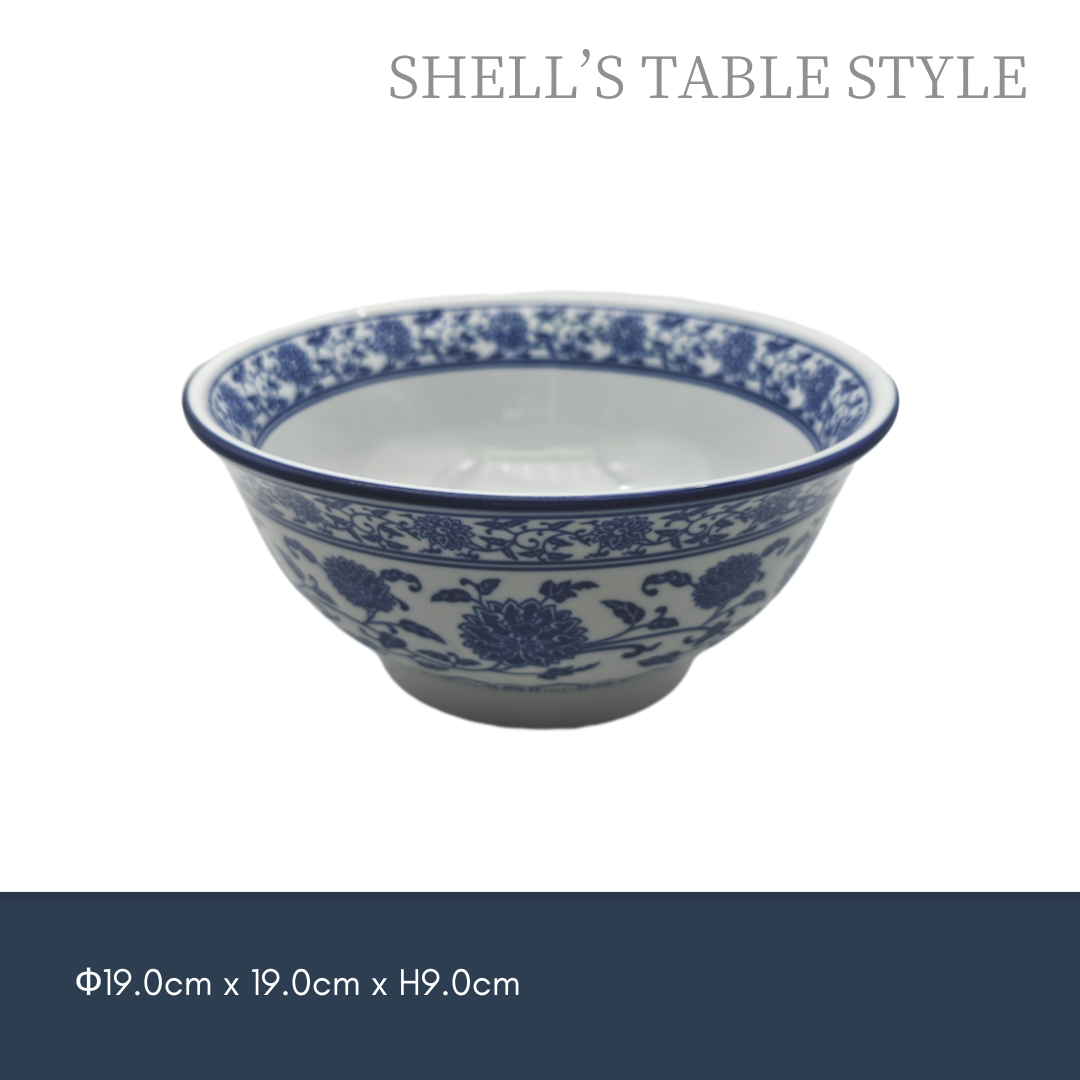 Chậu hoa trượt 18cm, hoa màu xanh