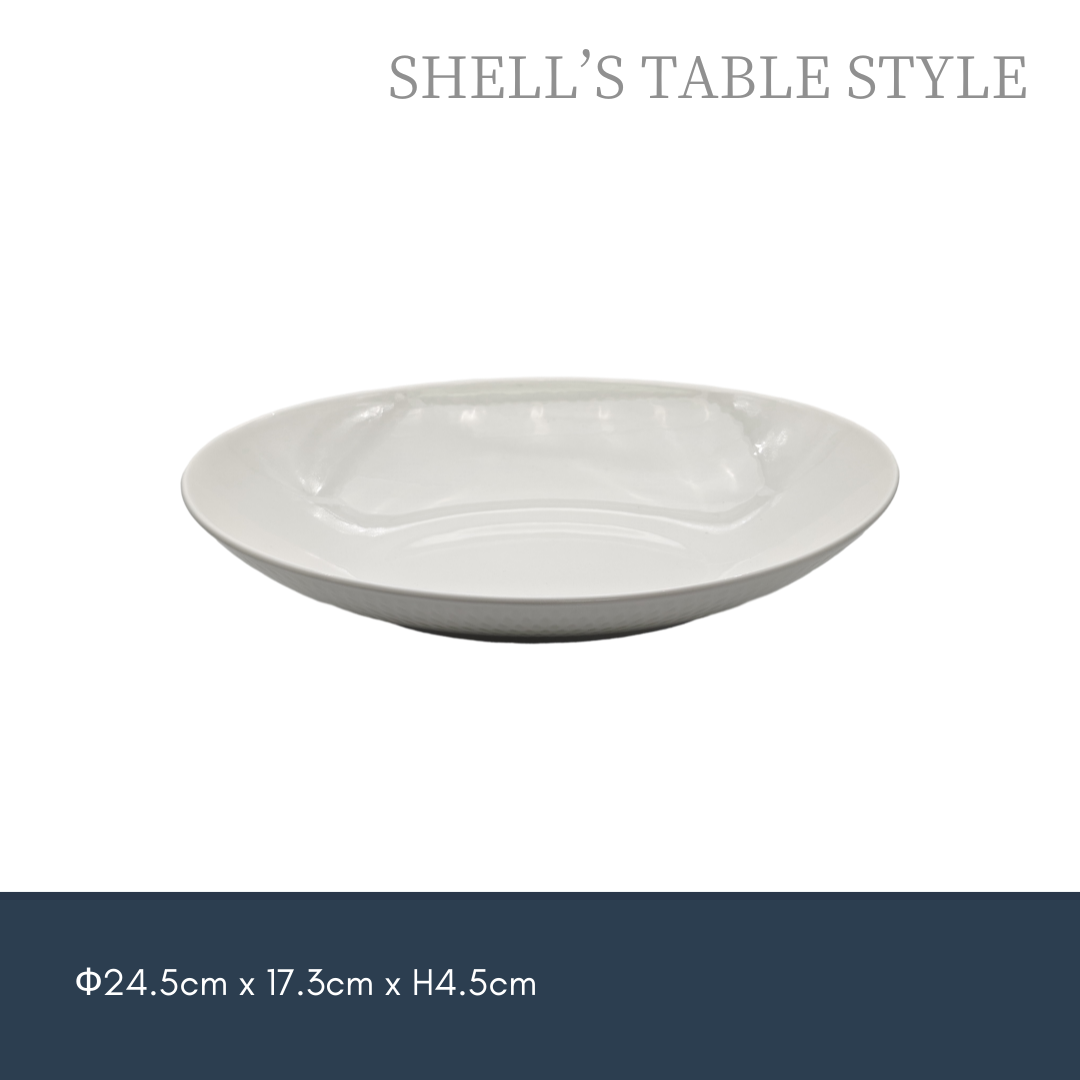 HT192-B005-01 Tấm sâu hình bầu dục 9,75 inch