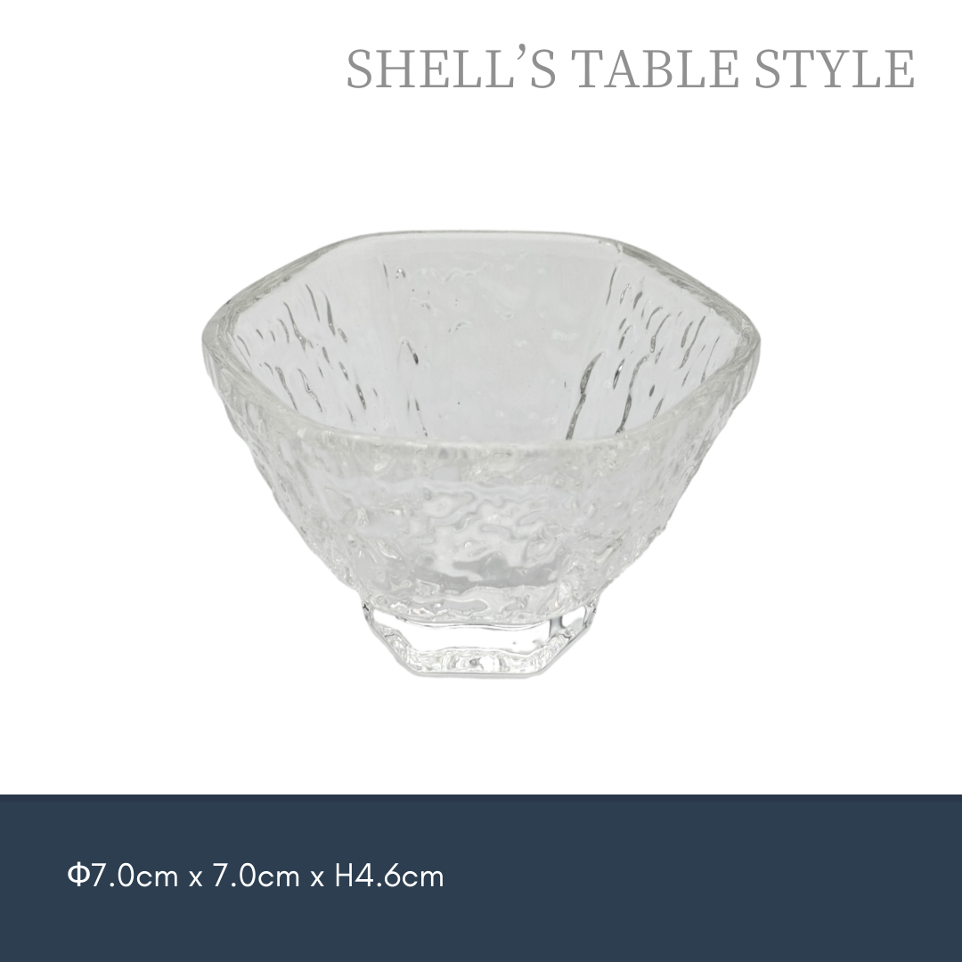 Cốc đựng rượu sake trong suốt WS-004