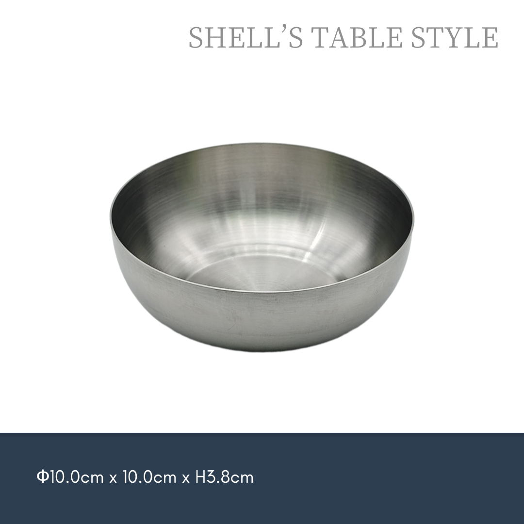 Cốc  inox không gỉ  màu bạc 10cm