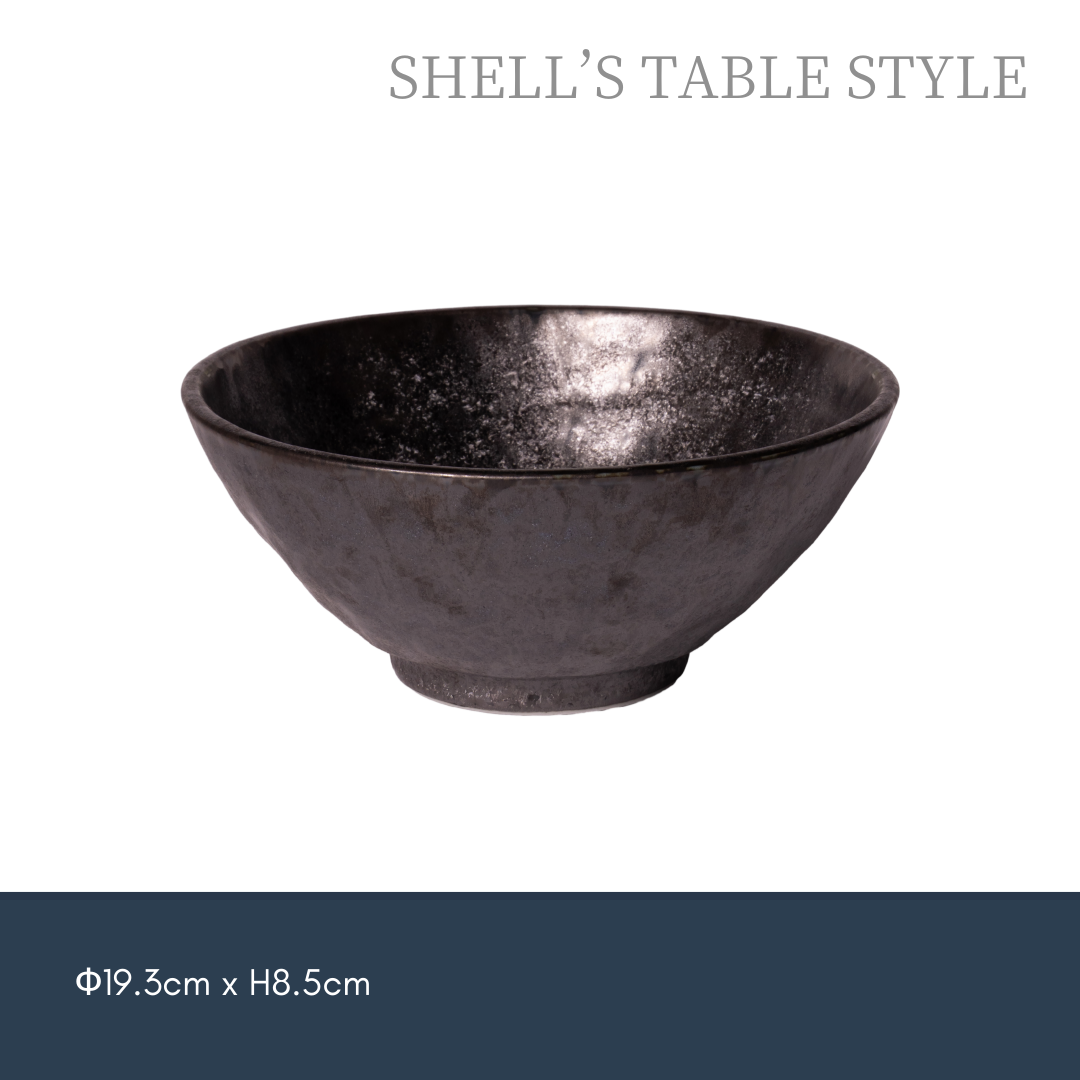 Bát than đen  6.3 inchi