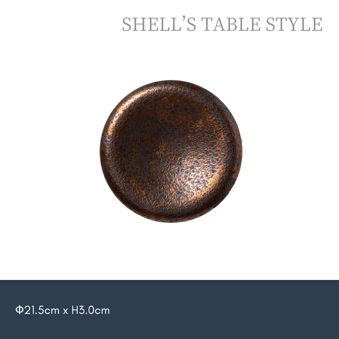 Dĩa tráng men vàng