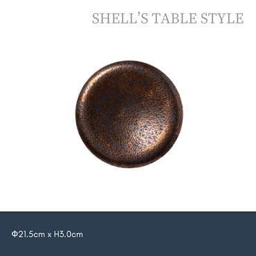 Dĩa tráng men vàng