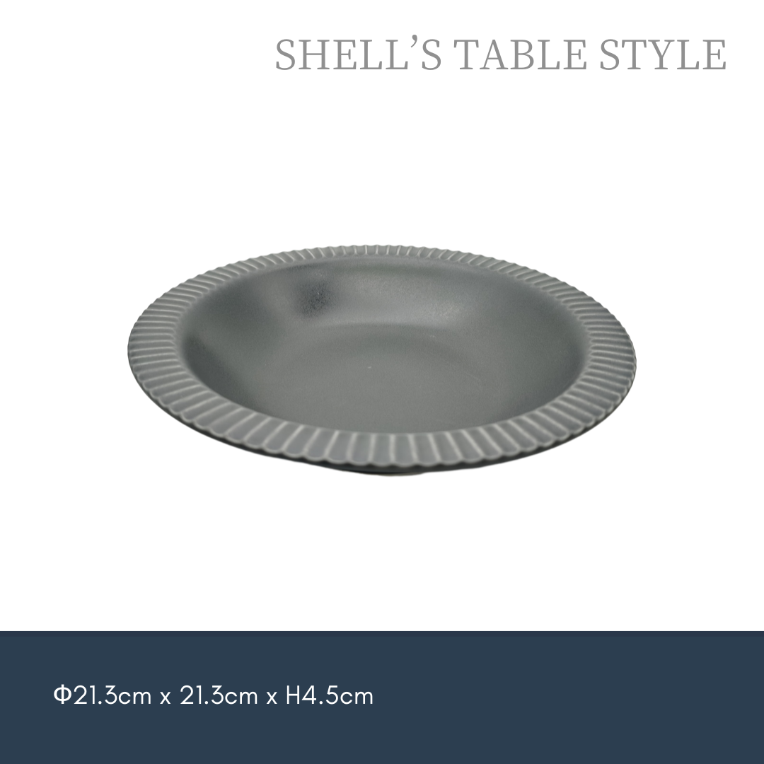 Đĩa đựng súp 8,5 inch, màu xám