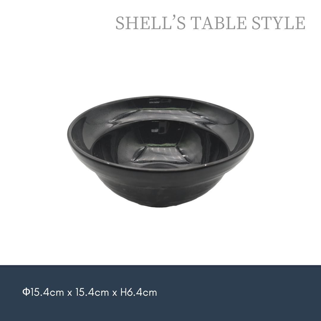 Bát 6,0 inch, cỡ trung bình, màu đen