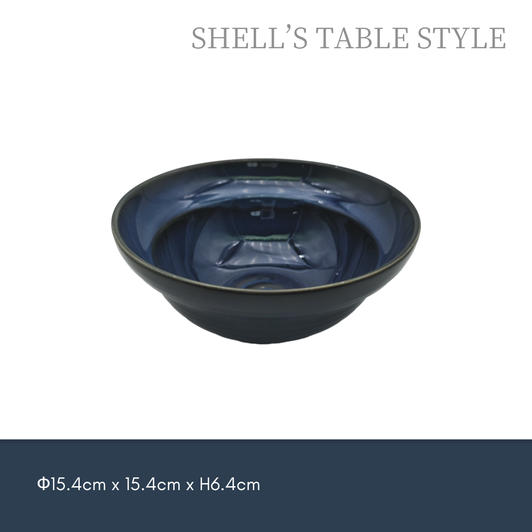 Bát 6,0 inch, cỡ trung bình, màu xanh lam