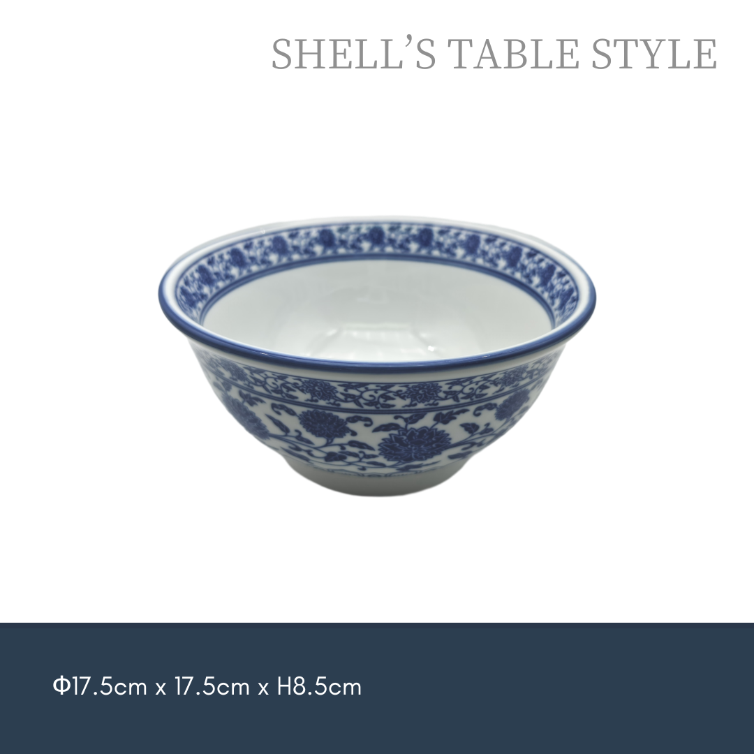 Chậu hoa trượt tuyết 19cm, hoa màu xanh