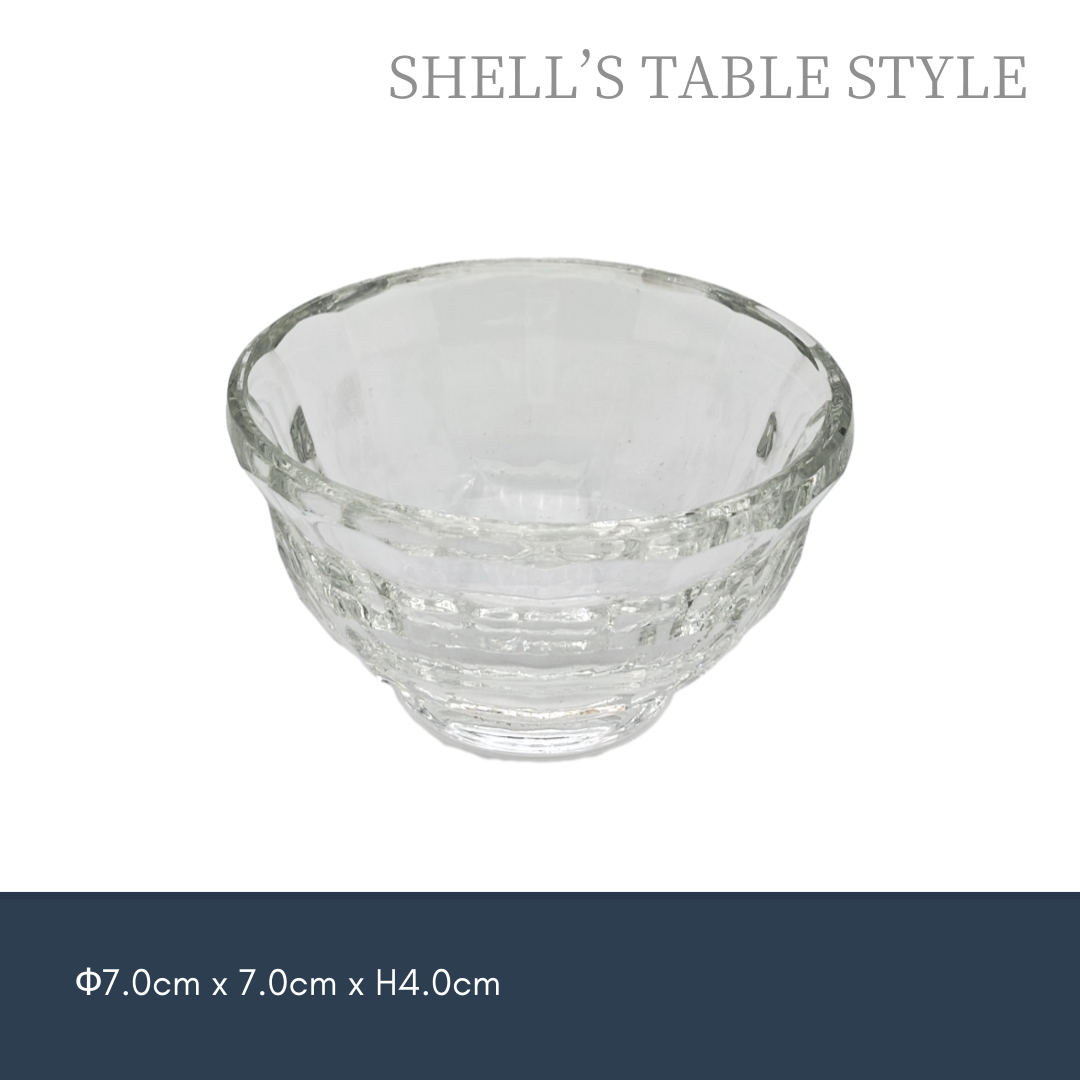 Cốc đựng rượu sake trong suốt WS-002