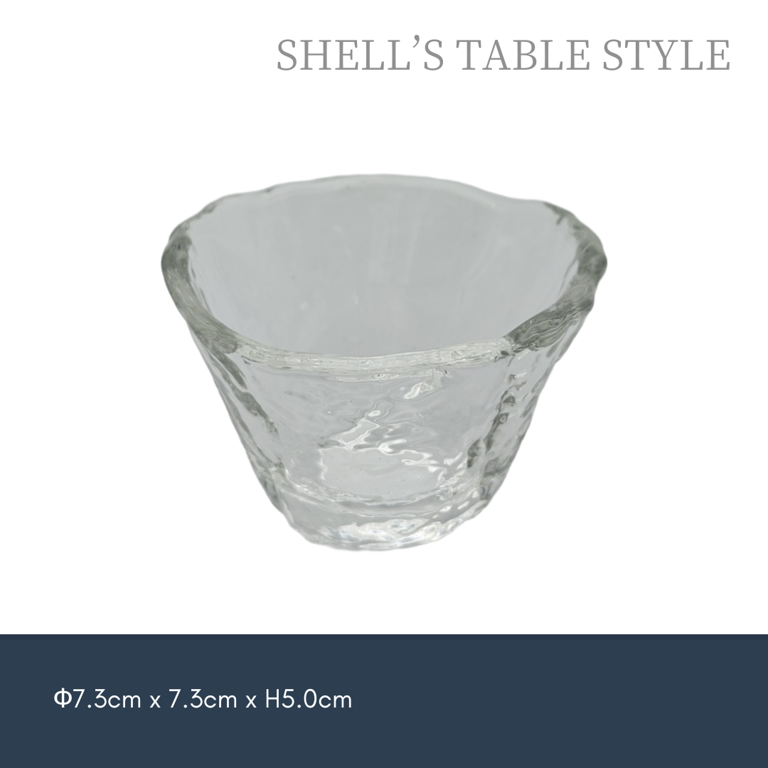 Cốc đựng rượu sake trong suốt WS-003