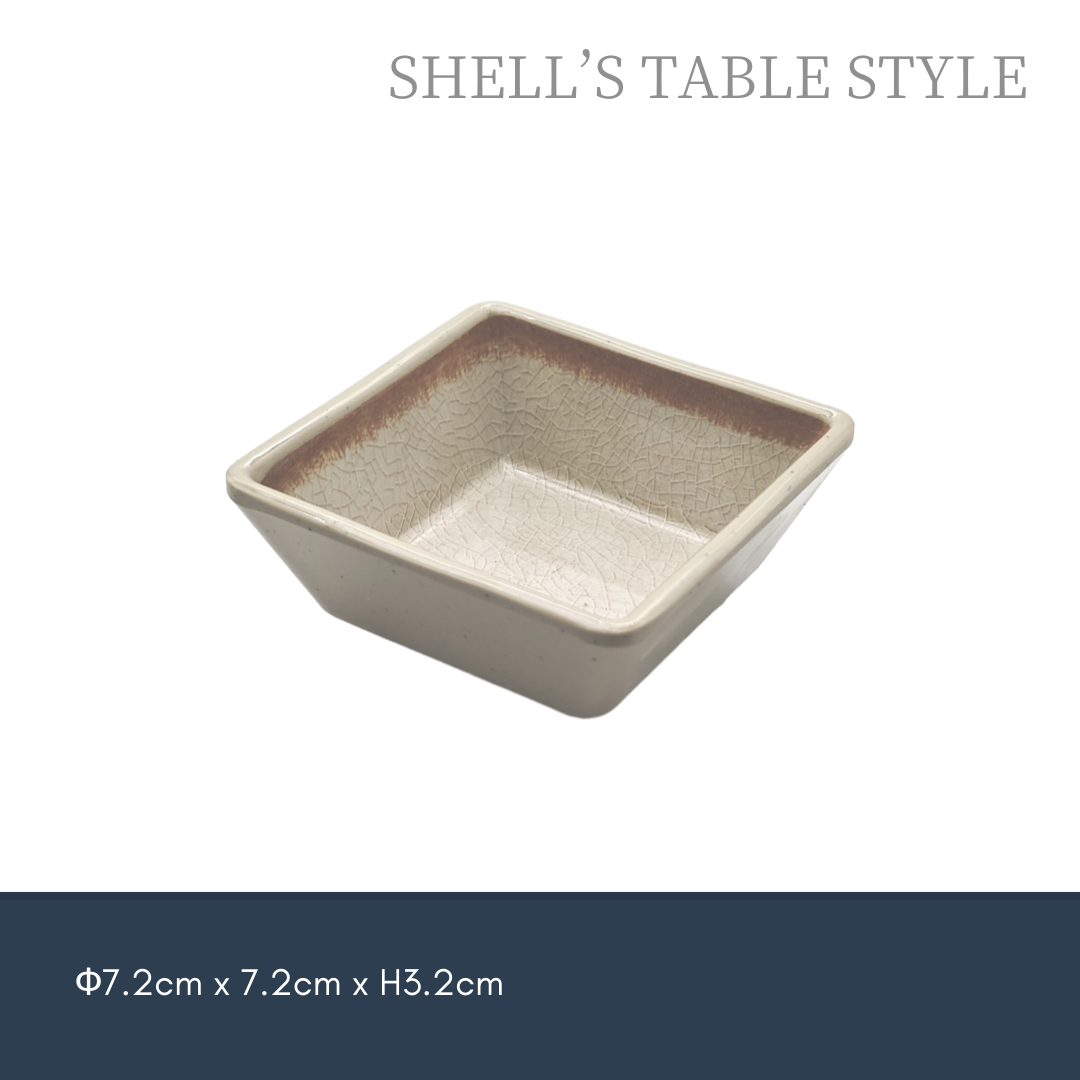 S050-1 Bát vuông 2,8 inch có cạnh nứt