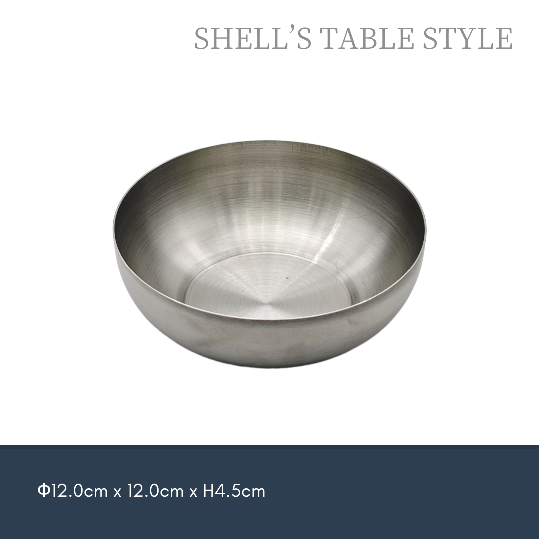 Đĩa kimchi 12cm, màu bạc