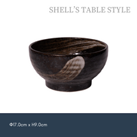 Bát 5.5 inchib đáy rộng nét cọ