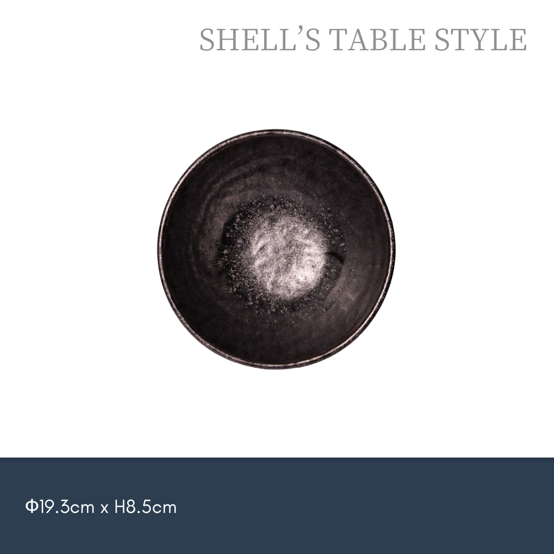 Bát than đen  6.3 inchi