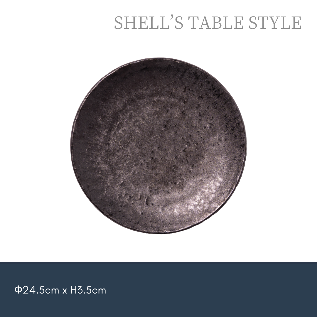 Dĩa than đen 8 inchi