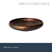 Chậu sắt 250mm, men trắng, men vàng