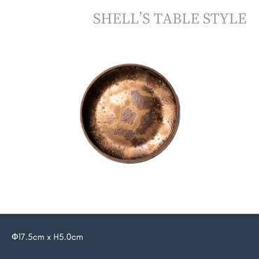 Bát 17 inchi  men vàng