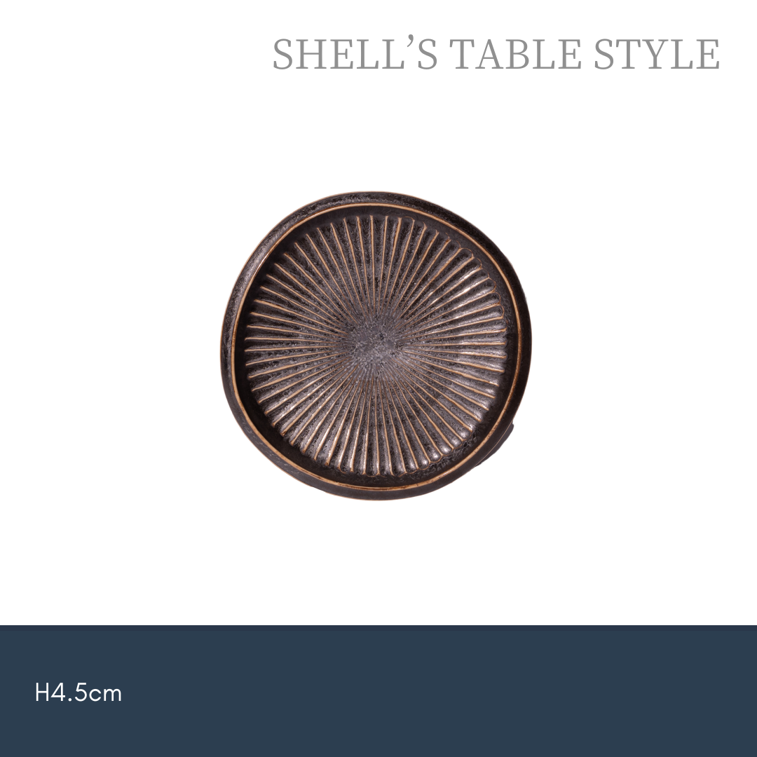 Dĩa tròn hoa cúc 4 chân