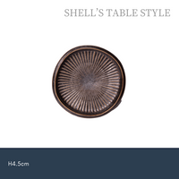 Dĩa tròn hoa cúc 4 chân