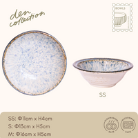 Haru Taki Bowl – Japanese ceramic bowl named for “Haru” (spring) and “Taki” (waterfall), featuring soft pale blue and creamy white flowing glaze that evokes gentle streams and early spring light. Available in SS (11 cm), S (13 cm), and M (16 cm).  
春滝鉢。春（Haru）と滝（Taki）に由来し、淡いブルーと乳白の流れる釉調が春の小川や柔らかな光を思わせる和陶ボウル。11・13・16cmの3サイズ展開です。 :contentReference[oaicite:1]{index=1}