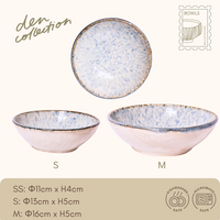 Haru Taki Bowl – Japanese ceramic bowl named for “Haru” (spring) and “Taki” (waterfall), featuring soft pale blue and creamy white flowing glaze that evokes gentle streams and early spring light. Available in SS (11 cm), S (13 cm), and M (16 cm).  
春滝鉢。春（Haru）と滝（Taki）に由来し、淡いブルーと乳白の流れる釉調が春の小川や柔らかな光を思わせる和陶ボウル。11・13・16cmの3サイズ展開です。 :contentReference[oaicite:1]{index=1}