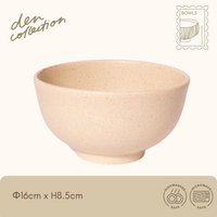 Iga Matte Pastel Bowl in cream – soft ivory tone with a smooth matte finish, perfect for everyday meals.／伊賀焼のマットパステルボウル（クリーム色）。優しいアイボリー調で、マットな質感が日常使いにぴったりです。